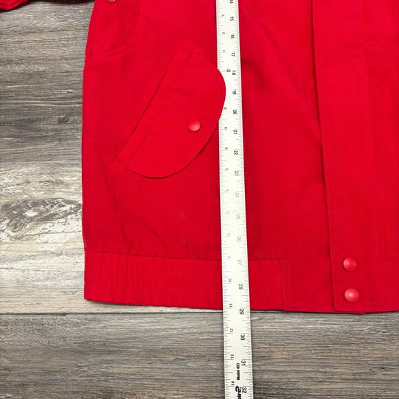 Vintage‎ 90sJack Daniels Gear Red Mens Large Nylon Waterproof Windbreaker Jacket - Picture 10 of 11
